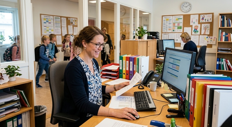 Hur mycket tjänar en Skolsekreterare 2025?