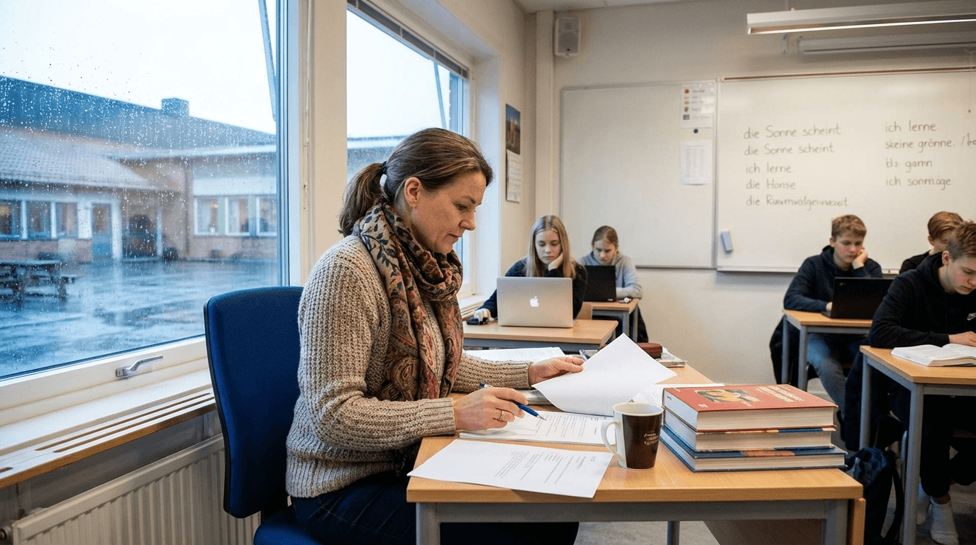 Hur mycket tjänar en Tysklärare 2025?