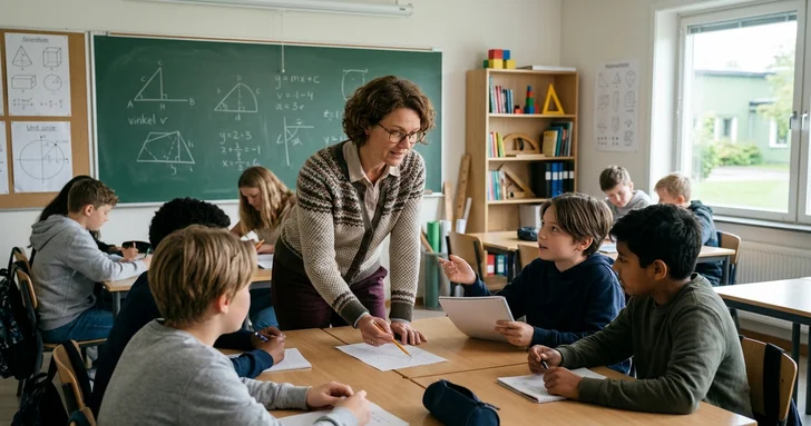 Skriva personligt brev: Matematiklärare