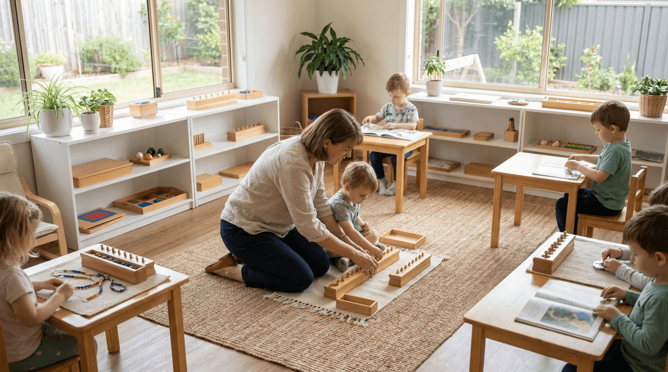 Vad gör en Montessoriförskollärare?