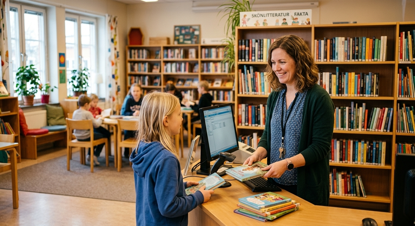 Vad gör en Skolbibliotekarie?