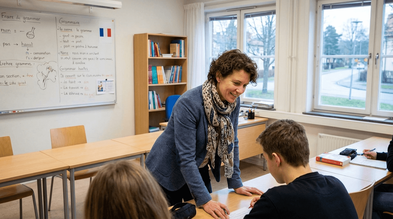 Hur mycket tjänar en Franskalärare 2025?